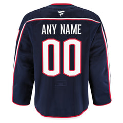 NHL Columbus Blue Jackets Fanatics Home Authentic Pro Custom Jersey