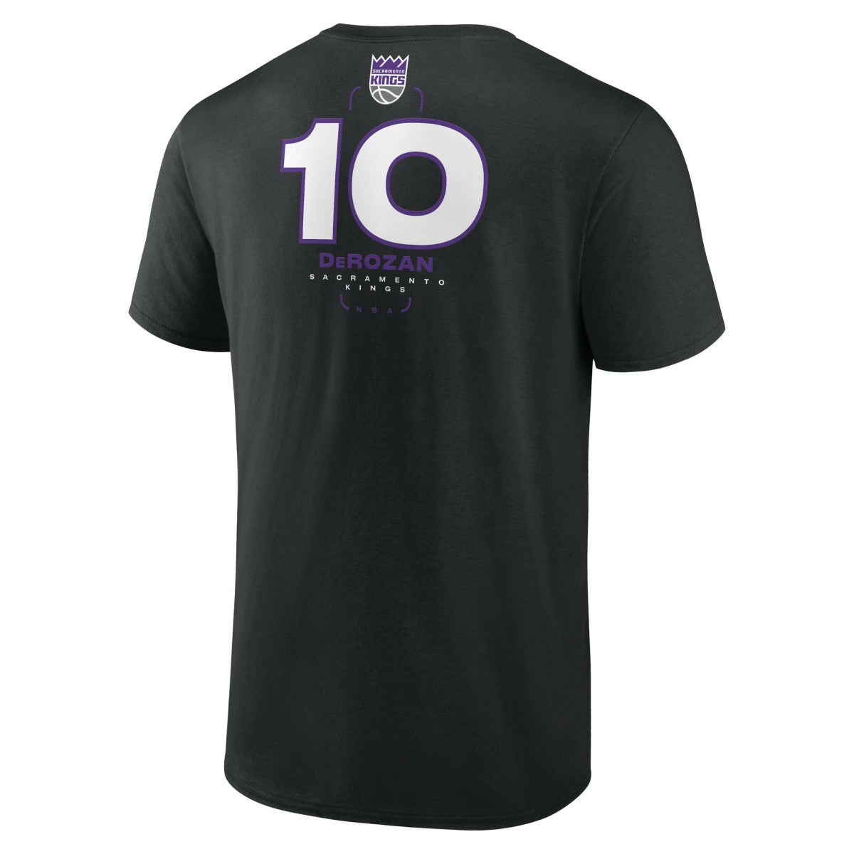 DeMar DeRozan Sacramento Kings Behind The Back Name & Number T-Shirt - Black cheap