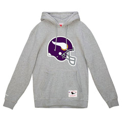 Helmet Logo Vintage Pullover Hoodie - Minnesota Vikings Hoodies