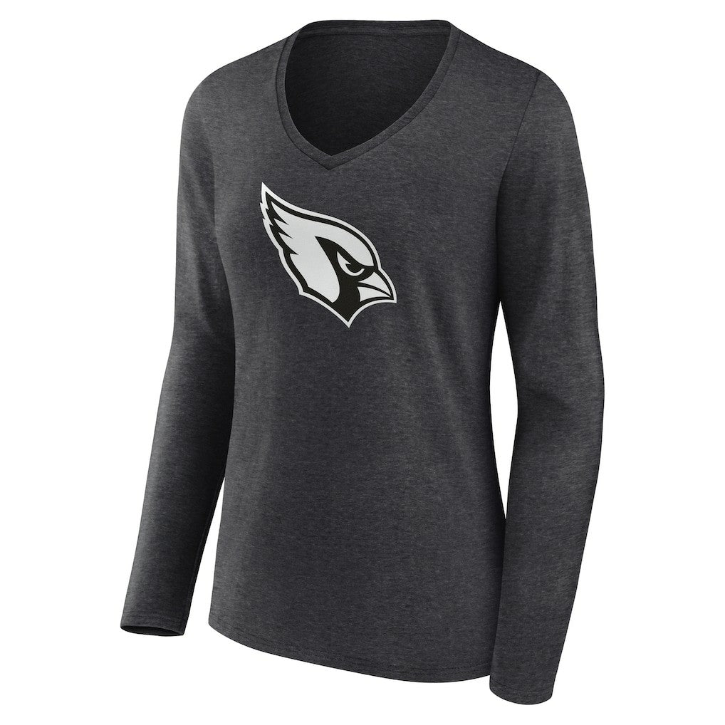 Women's Personalized Name & Number Monochrome V-neck T-Shirt - Arizona Cardinals T-shirts