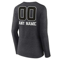 Women's Personalized Name & Number Monochrome V-neck T-Shirt - Arizona Cardinals T-shirts