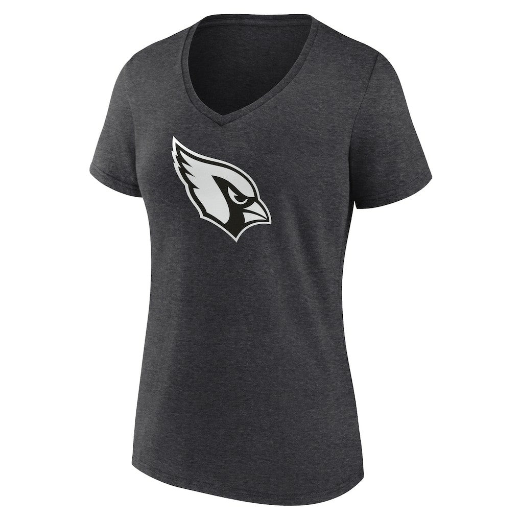 Women's Personalized Name & Number Monochrome V-Neck Long Sleeve T-Shirt - Arizona Cardinals T-shirts