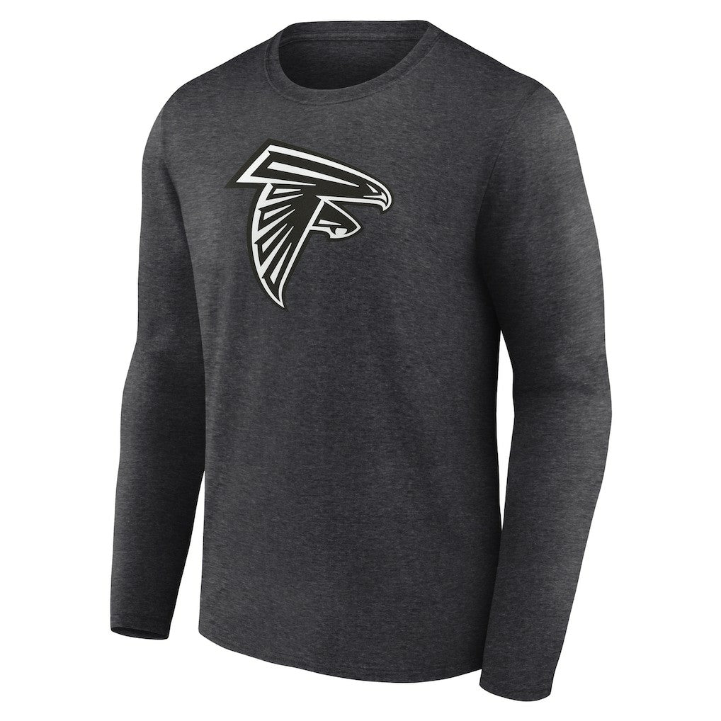 Personalized Name & Number Monochrome Long Sleeve T-Shirt - Atlanta Falcons T-shirts