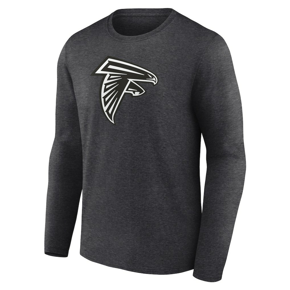 Personalized Name & Number Monochrome Long Sleeve T-Shirt - Atlanta Falcons T-shirts