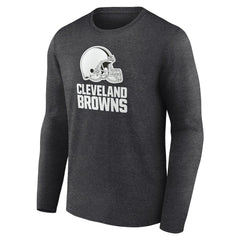 Personalized Name & Number Monochrome Long Sleeve T-Shirt - Cleveland Browns T-shirts