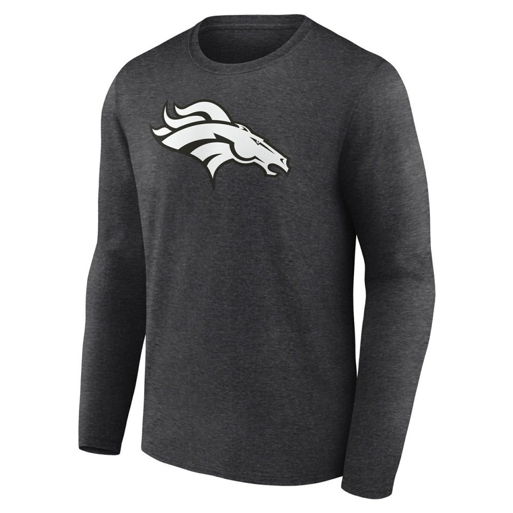 Personalized Name & Number Monochrome Long Sleeve T-Shirt - Denver Broncos T-shirts