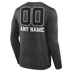 Personalized Name & Number Monochrome Long Sleeve T-Shirt - Denver Broncos T-shirts