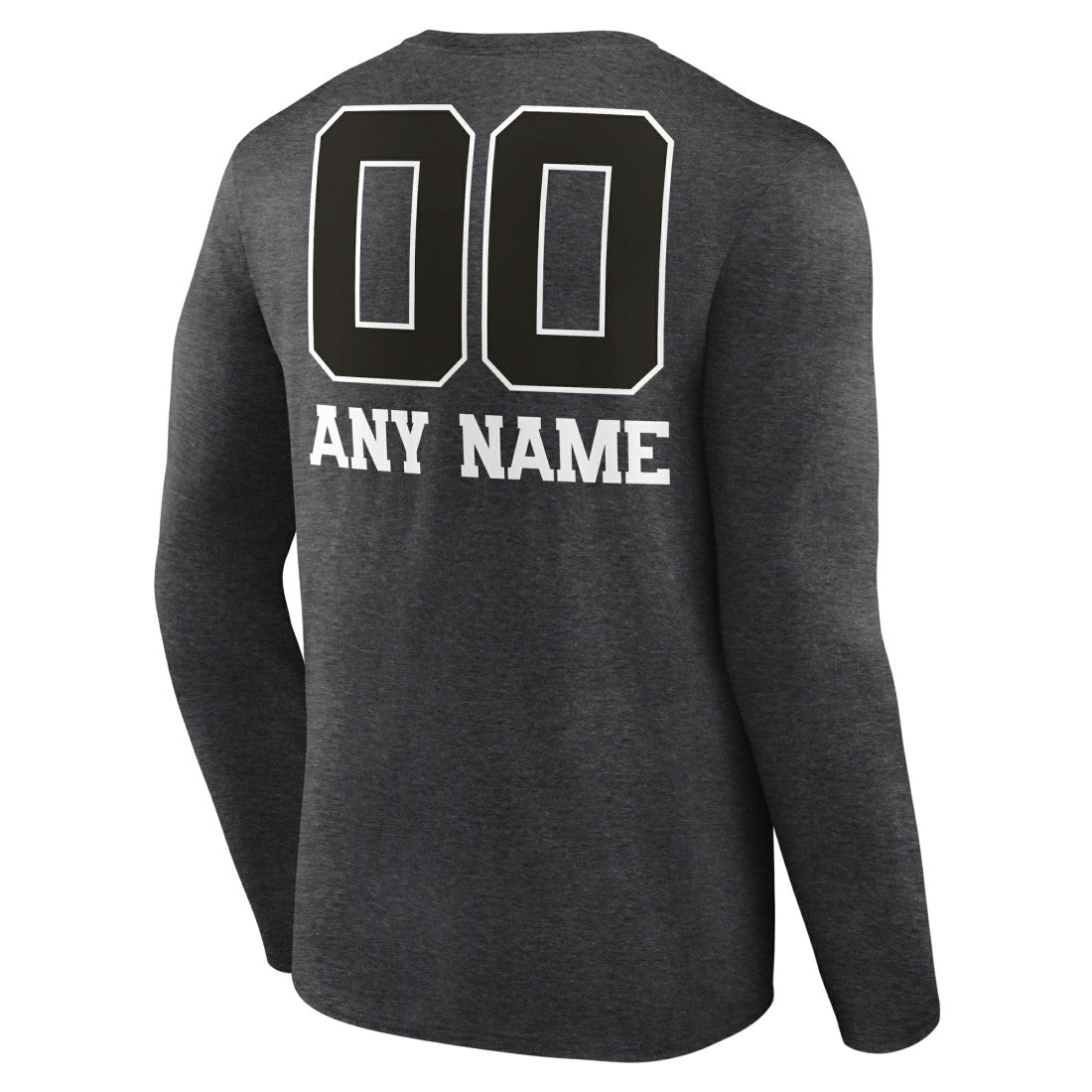 Personalized Name & Number Monochrome Long Sleeve T-Shirt - Detroit Lions T-shirts