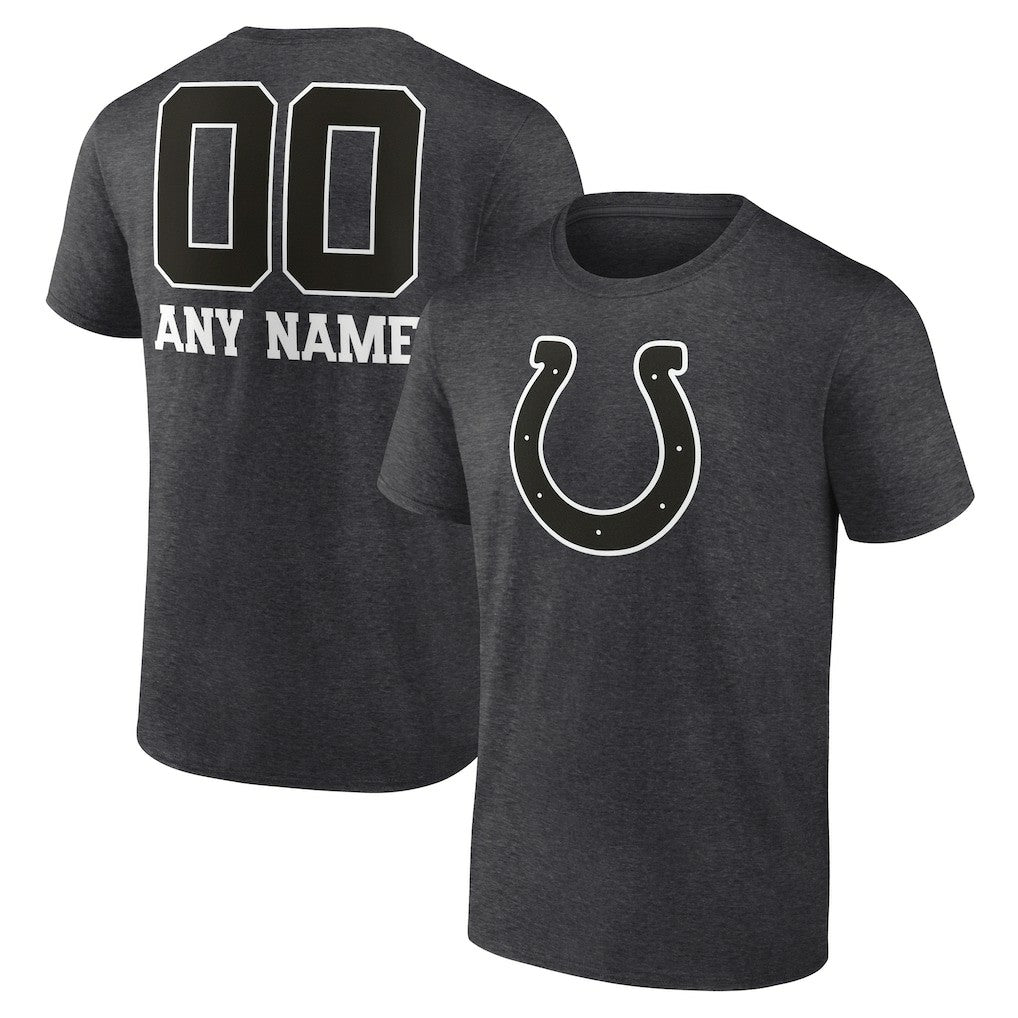 Personalized Name & Number Monochrome T-Shirt - Indianapolis Colts T-shirts