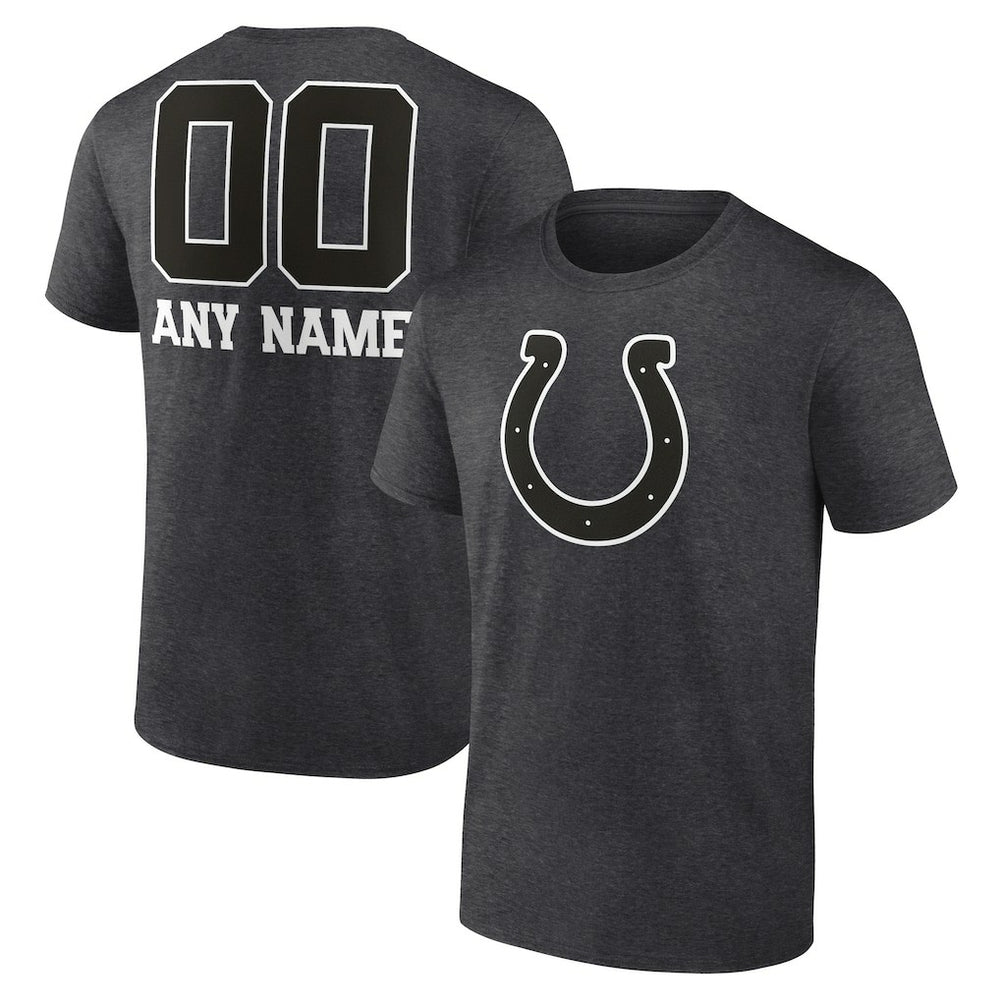 Personalized Name & Number Monochrome T-Shirt - Indianapolis Colts T-shirts