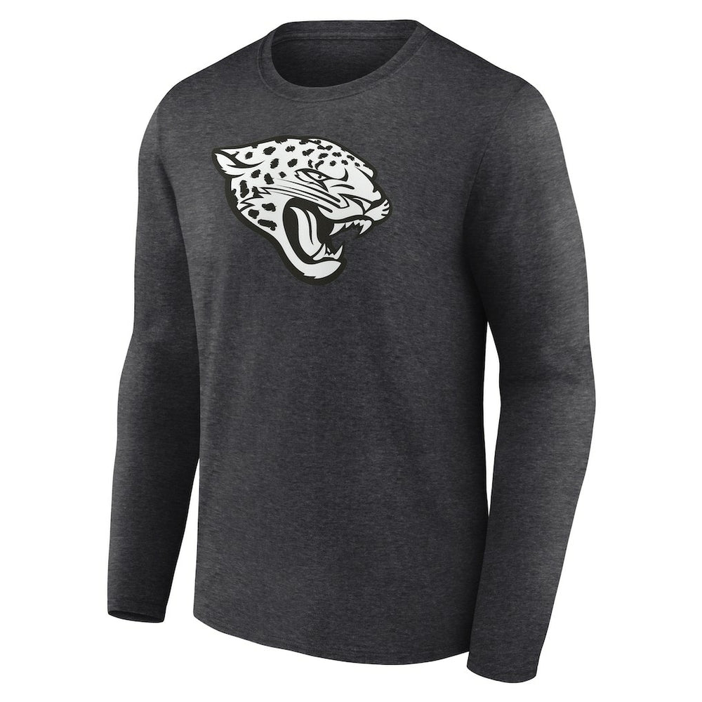 Personalized Name & Number Monochrome Long Sleeve T-Shirt - Jacksonville Jaguars T-shirts