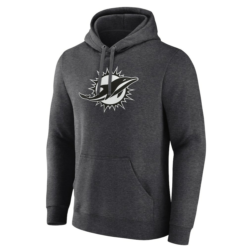 Personalized Name & Number Monochrome Pullover Hoodie - Miami Dolphins Hoodies