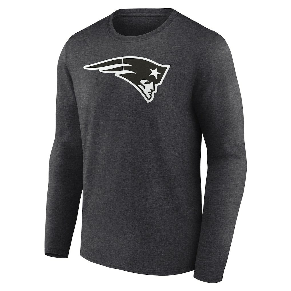 Personalized Name & Number Monochrome Long Sleeve T-Shirt - New England Patriots T-shirts