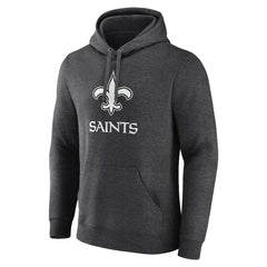 Personalized Name & Number Monochrome Pullover Hoodie - New Orleans Saints Hoodies