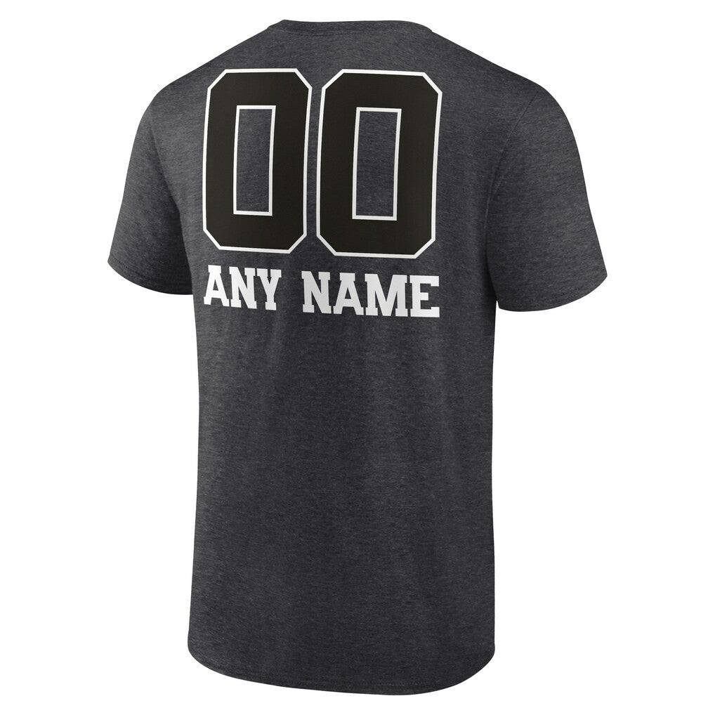 Personalized Name & Number Monochrome T-Shirt - New Orleans Saints T-shirts