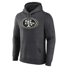 Personalized Name & Number Monochrome Pullover Hoodie - San Francisco 49ers Hoodies