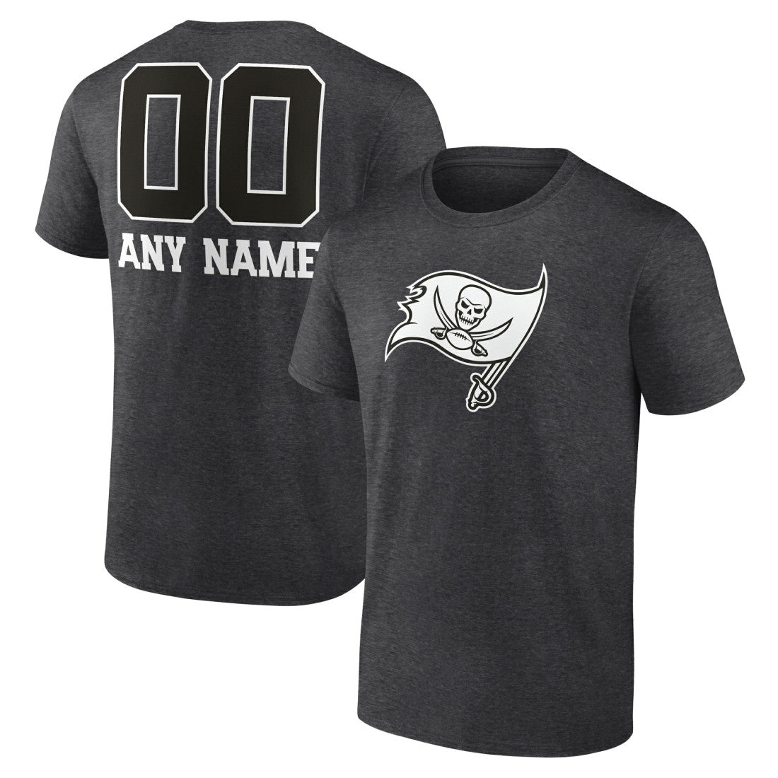 Personalized Name & Number Monochrome T-Shirt - Tampa Bay Buccaneers T-shirts