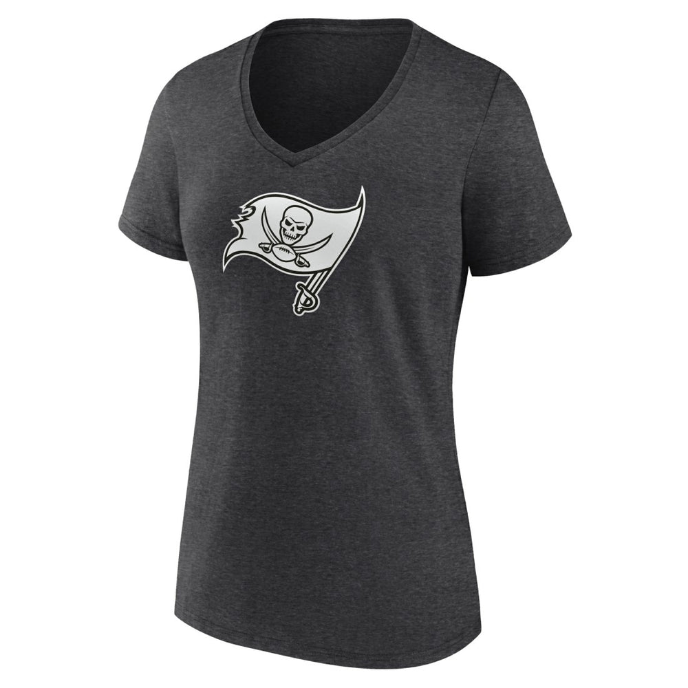 Women's Personalized Name & Number Monochrome V-Neck Long Sleeve T-Shirt - Tampa Bay Buccaneers T-shirts