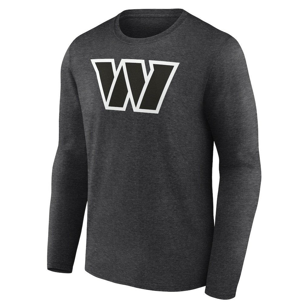Personalized Name & Number Monochrome Long Sleeve T-Shirt - Washington Commanders T-shirts