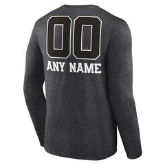 Personalized Name & Number Monochrome Long Sleeve T-Shirt - Washington Commanders T-shirts
