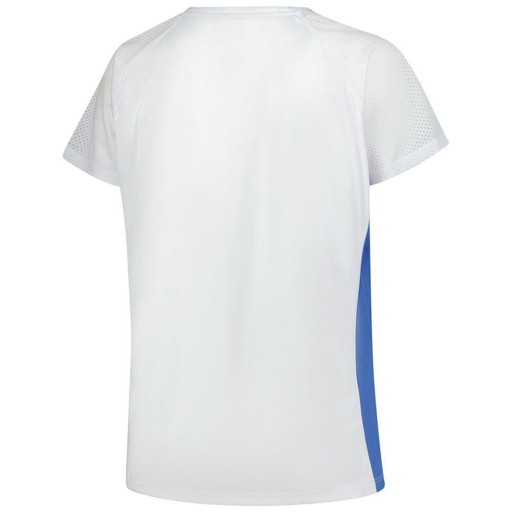 Women's Plus Size Glitter Lace-Up V- Neck T-Shirt - Detroit Lions T-shirts