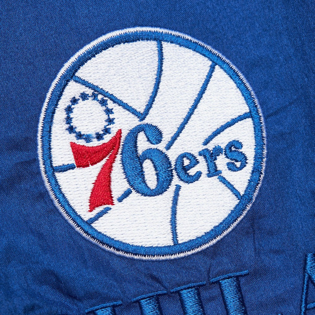 Mitchell & Ness Philadelphia 76ers Unisex Hardwood Classics Team OG 3.0 Anorak Half-Zip Windbreaker Jacket