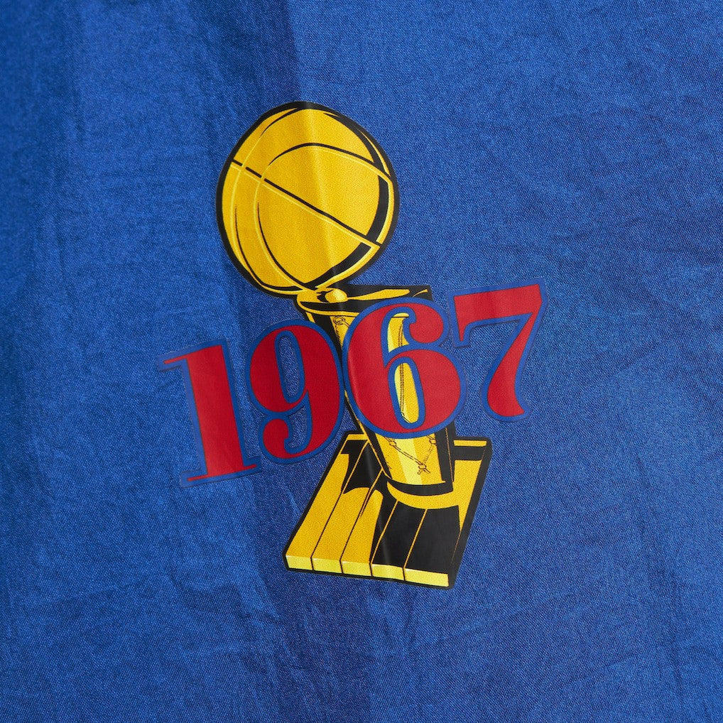 Mitchell & Ness Philadelphia 76ers Unisex Hardwood Classics Team OG 3.0 Anorak Half-Zip Windbreaker Jacket