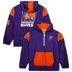 Mitchell & Ness Phoenix Suns Unisex Hardwood Classics Team OG 3.0 Anorak Half-Zip Windbreaker Jacket