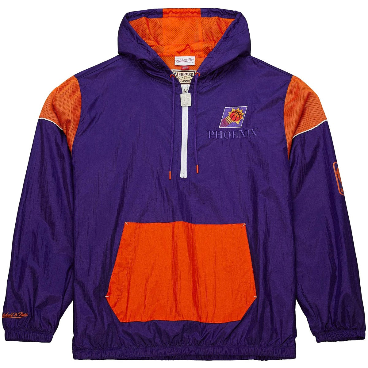 Mitchell & Ness Phoenix Suns Unisex Hardwood Classics Team OG 3.0 Anorak Half-Zip Windbreaker Jacket