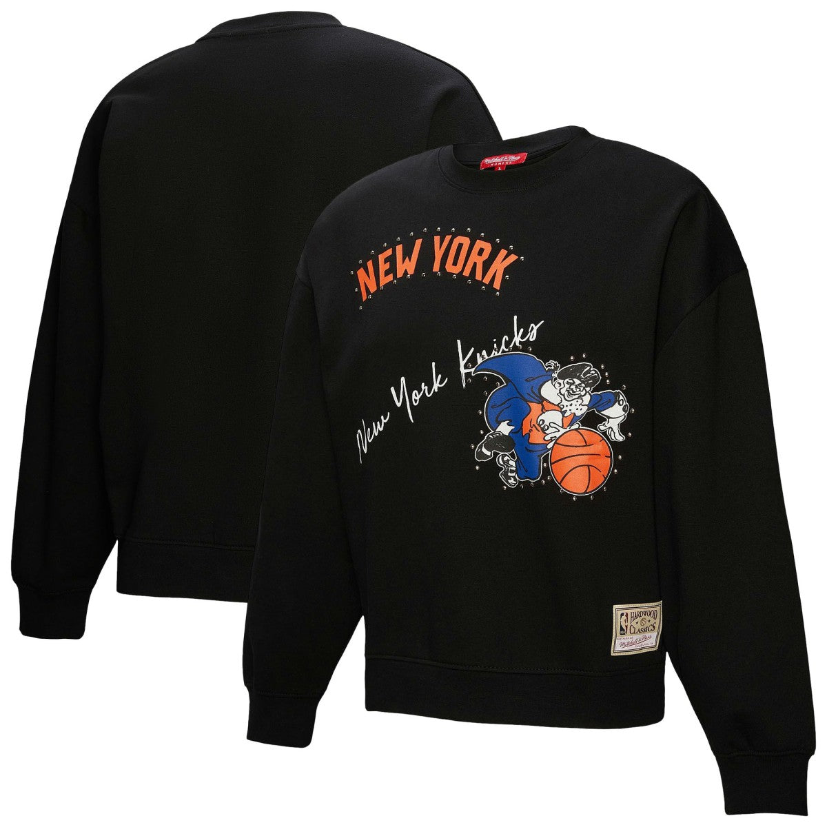 Mitchell & Ness New York Knicks Women's Hardwood Classics Home Team Pullover Sweatshirt