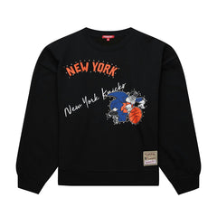 Mitchell & Ness New York Knicks Women's Hardwood Classics Home Team Pullover Sweatshirt
