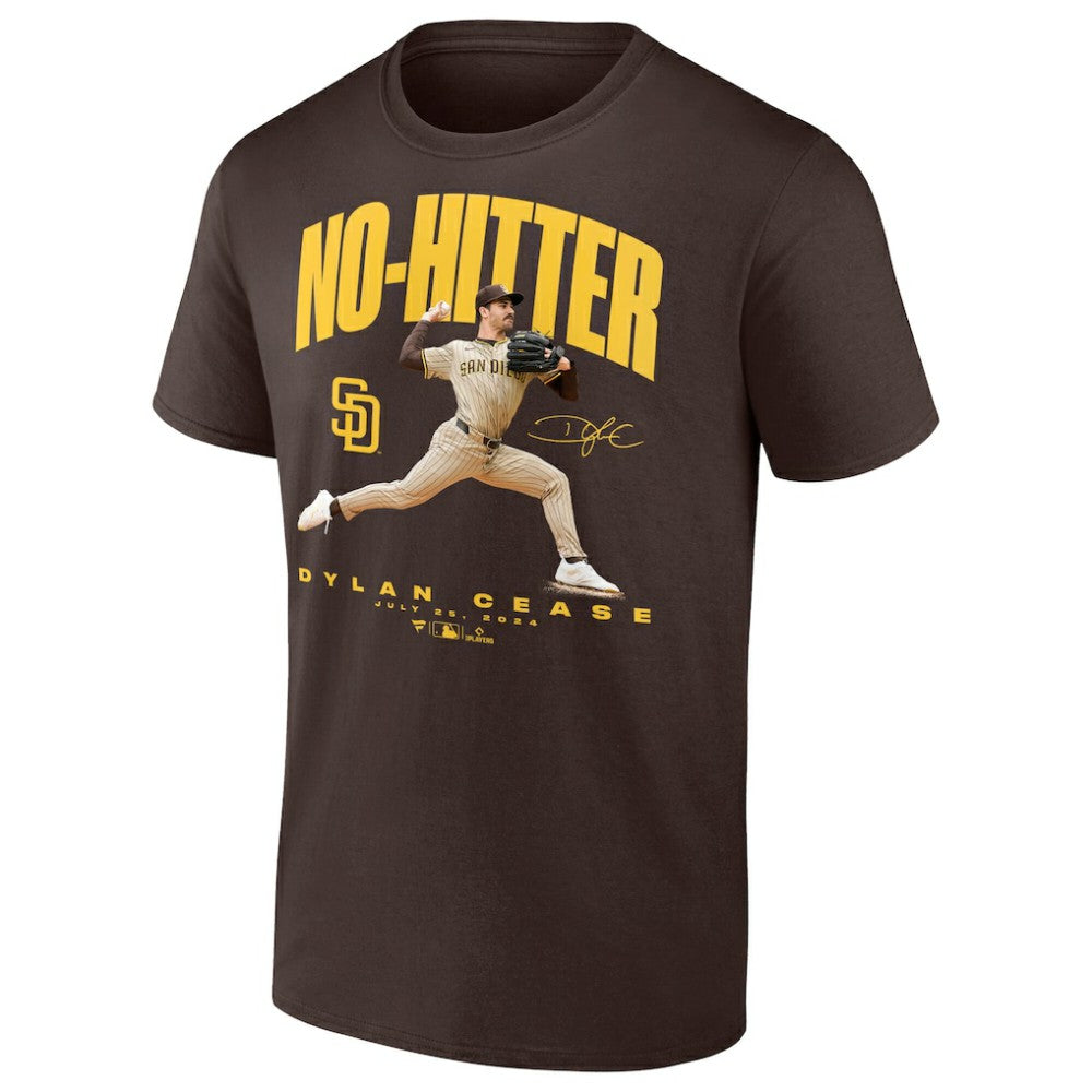 Brown Dylan Cease San Diego Padres No-Hitter T-Shirt