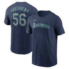 Navy Randy Arozarena Seattle Mariners Nike Fuse Name & Number T-Shirt
