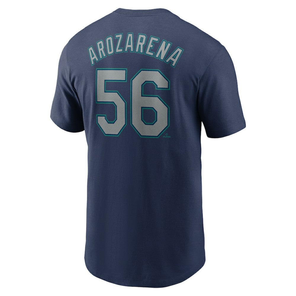 Navy Randy Arozarena Seattle Mariners Nike Fuse Name & Number T-Shirt