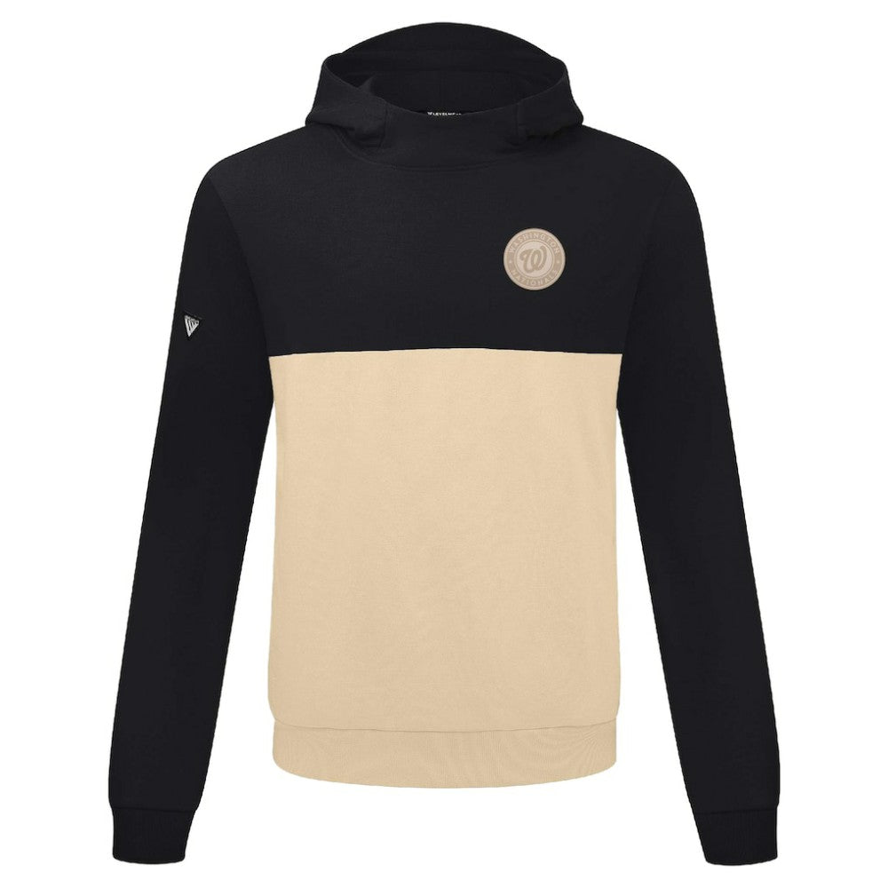 Black/Sand Washington Nationals Levelwear Bracket Pullover Hoodie
