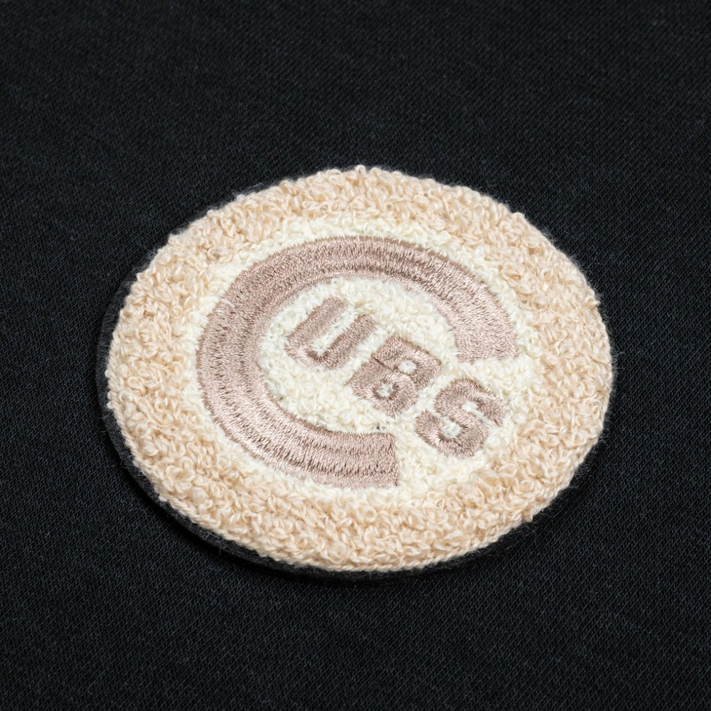 Black Chicago Cubs Levelwear Murray Quarter-Zip Sweatshirt