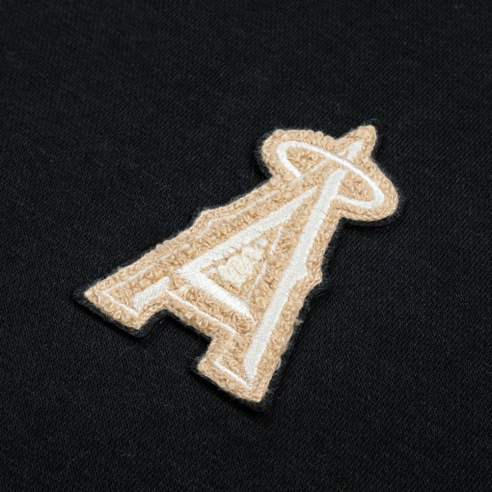 Black Los Angeles Angels Levelwear Murray Quarter-Zip Sweatshirt