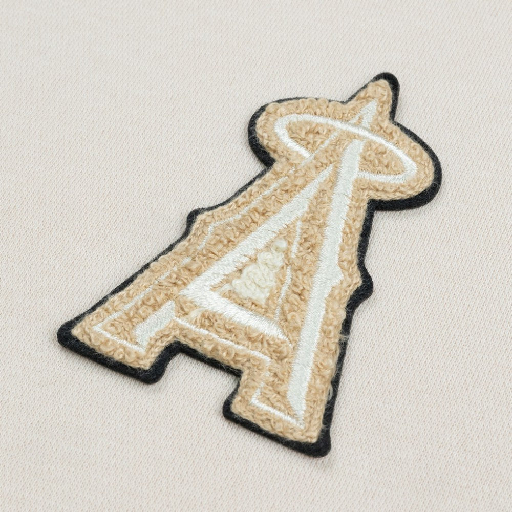 Khaki Los Angeles Angels Levelwear Murray Quarter-Zip Sweatshirt