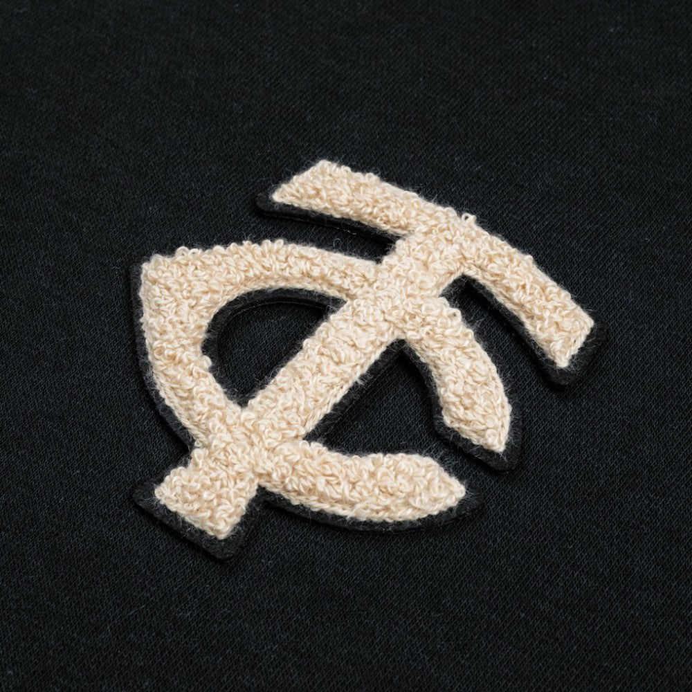 Black Minnesota Twins Levelwear Murray Quarter-Zip Sweatshirt