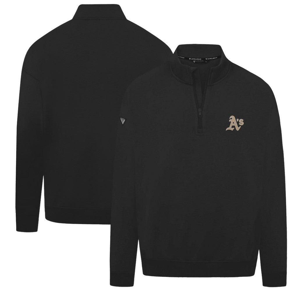 Black Athletics Levelwear Murray Quarter-Zip Sweatshirt
