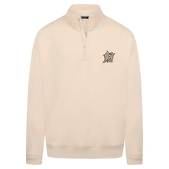 Khaki Miami Marlins Levelwear Murray Quarter-Zip Sweatshirt