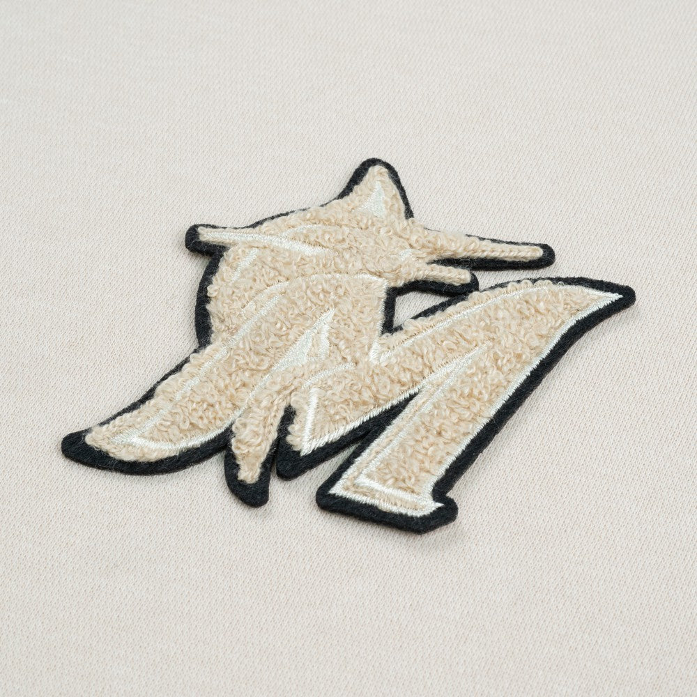 Khaki Miami Marlins Levelwear Murray Quarter-Zip Sweatshirt