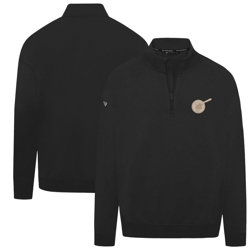Black San Diego Padres Levelwear Murray Quarter-Zip Sweatshirt