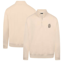 Khaki Seattle Mariners Levelwear Murray Quarter-Zip Sweatshirt