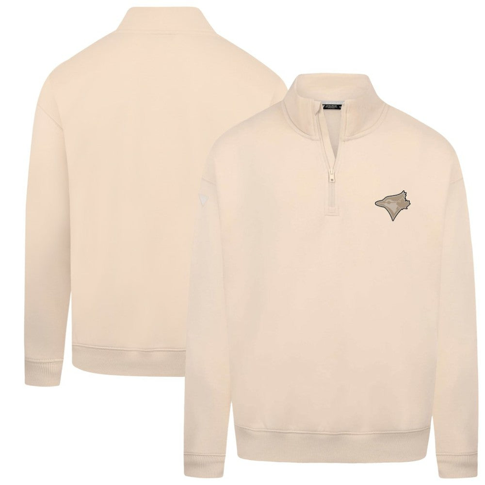 Khaki Toronto Blue Jays Levelwear Murray Quarter-Zip Sweatshirt