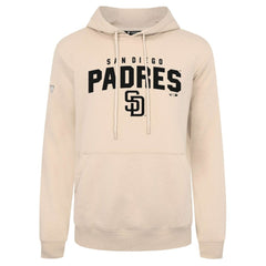 Khaki San Diego Padres Levelwear Podium Team Arch Pullover Hoodie