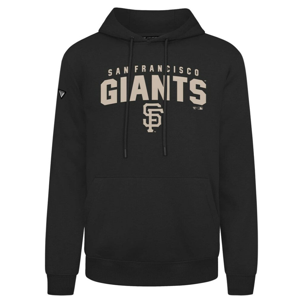 Black San Francisco Giants Levelwear Podium Team Arch Pullover Hoodie
