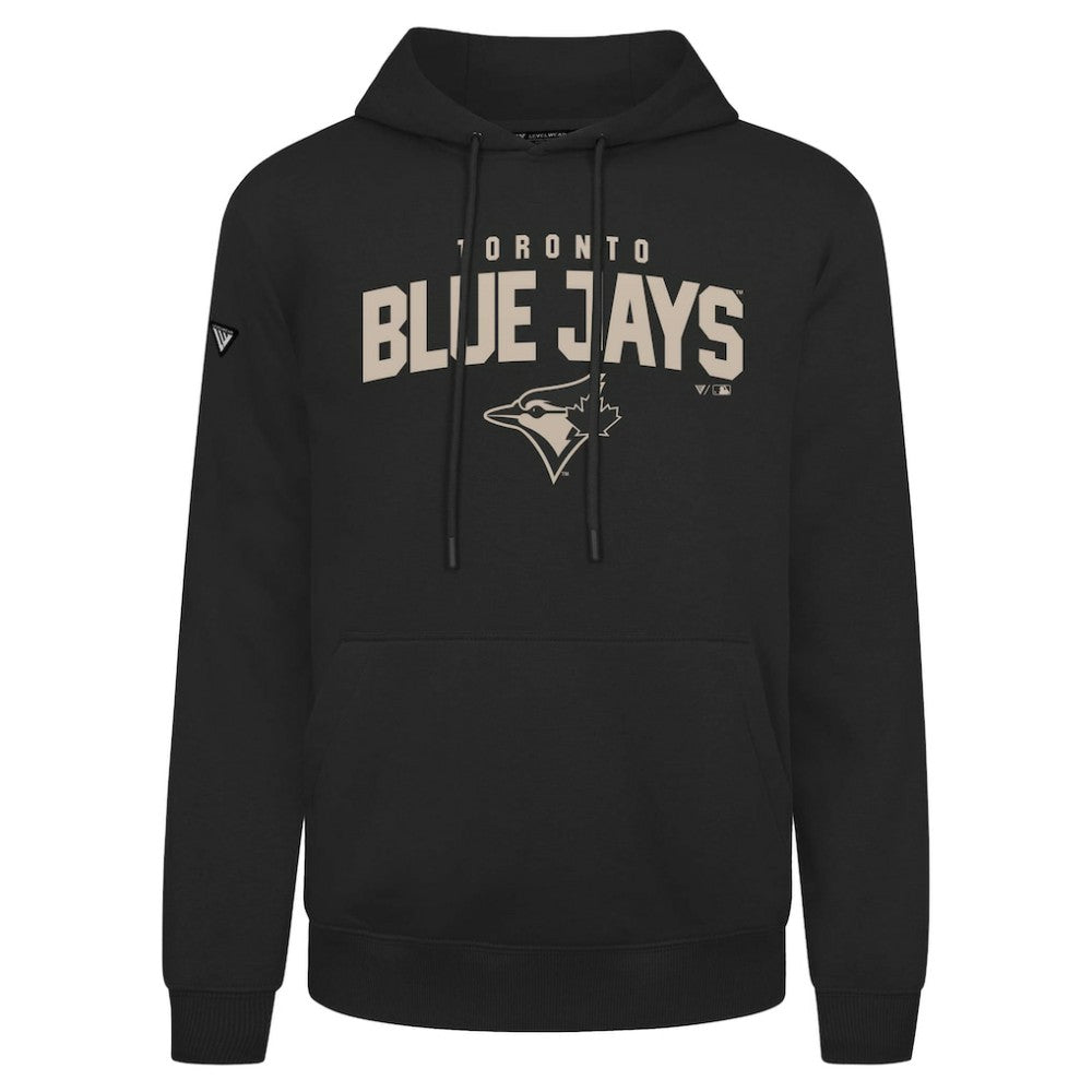 Black Toronto Blue Jays Levelwear Podium Team Arch Pullover Hoodie