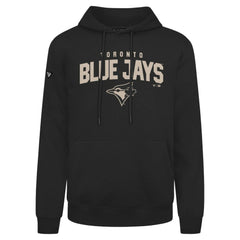 Black Toronto Blue Jays Levelwear Podium Team Arch Pullover Hoodie