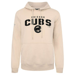 Khaki Chicago Cubs Levelwear Podium Team Arch Pullover Hoodie